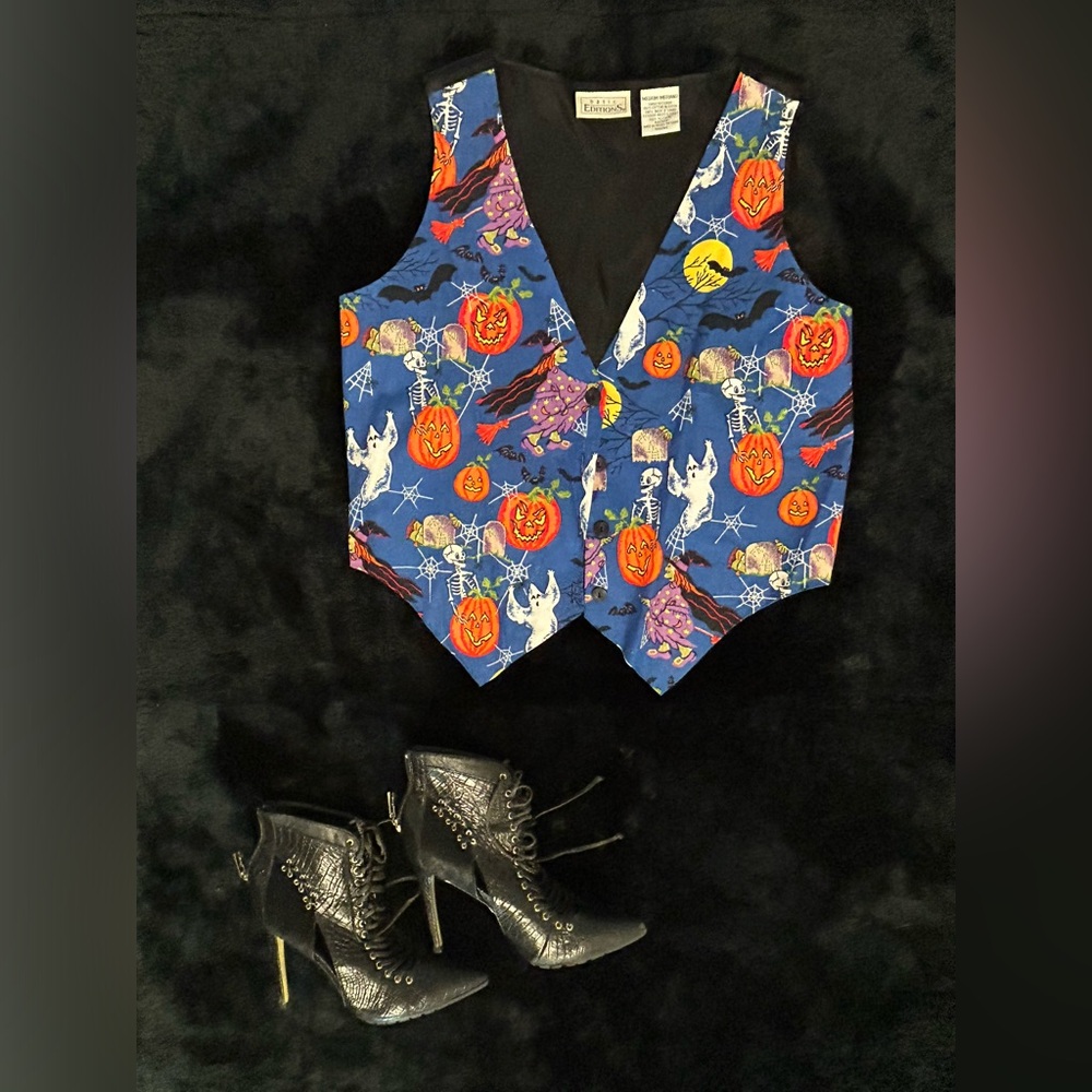 Vtg Halloween vest